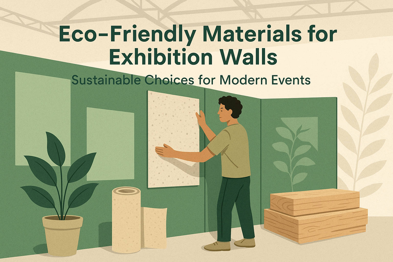 eco friendly materials for exhibition walls
