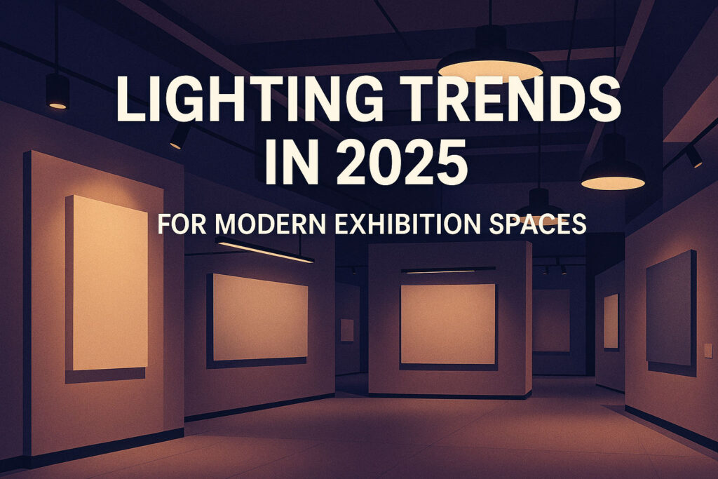 Lighting Trends in 2025 for Modern Exhibition Spaces