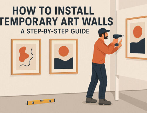 How to Install Temporary Art Walls Safely