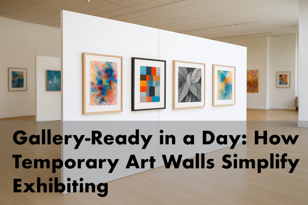 Gallery-Ready in a Day: How Temporary Art Walls Simplify Exhibiting