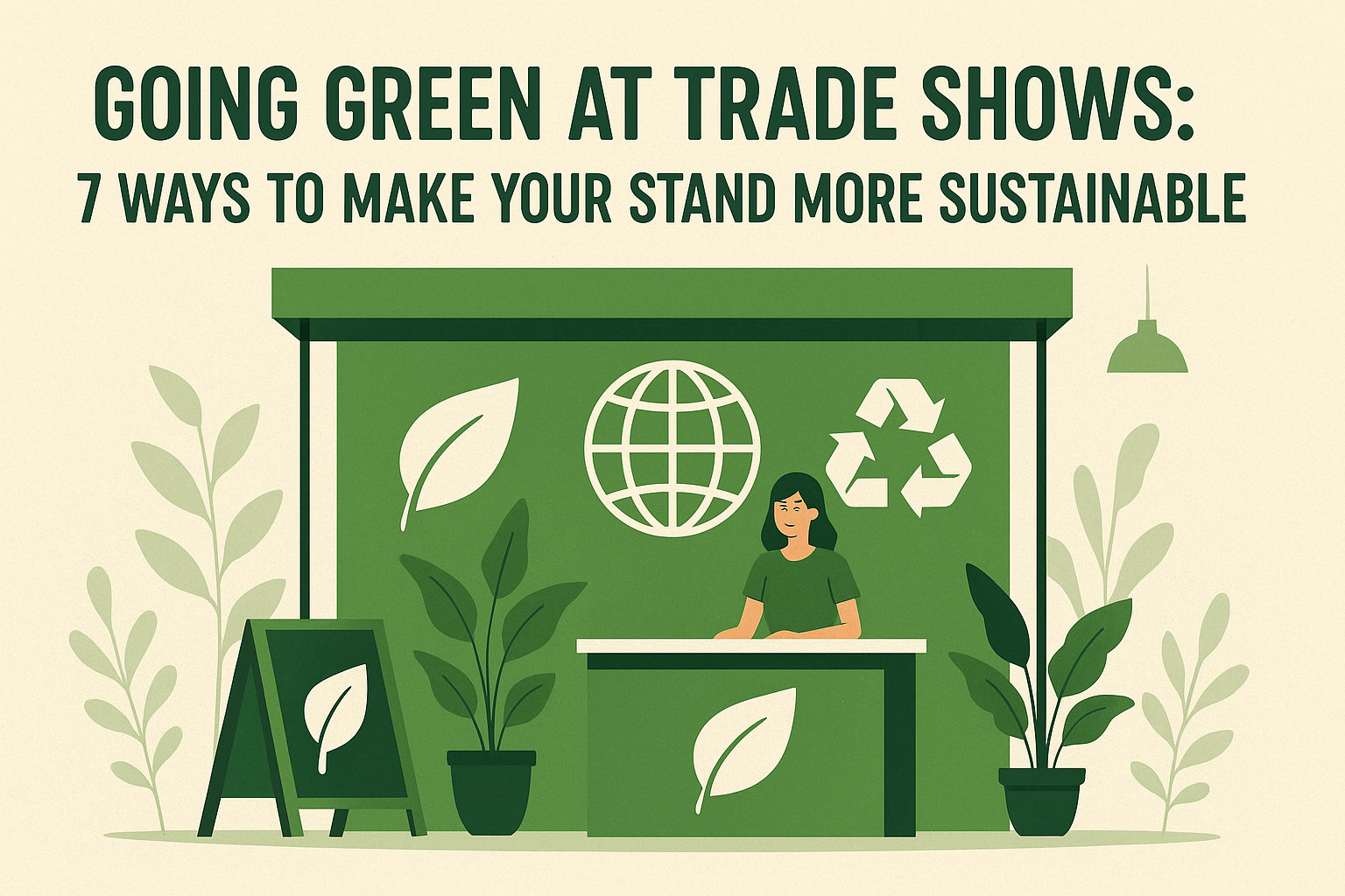 Going Green at Trade Shows: 7 Ways to Make Your Stand More Sustainable
