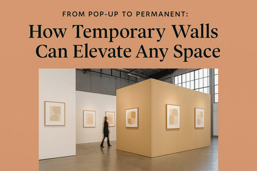 From Pop-Up to Permanent: How Temporary Walls Can Elevate Any Space