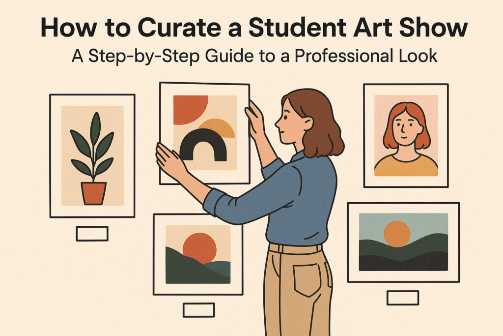 How to Curate a Student Art Show: A Step-by-Step Guide to a Professional Look