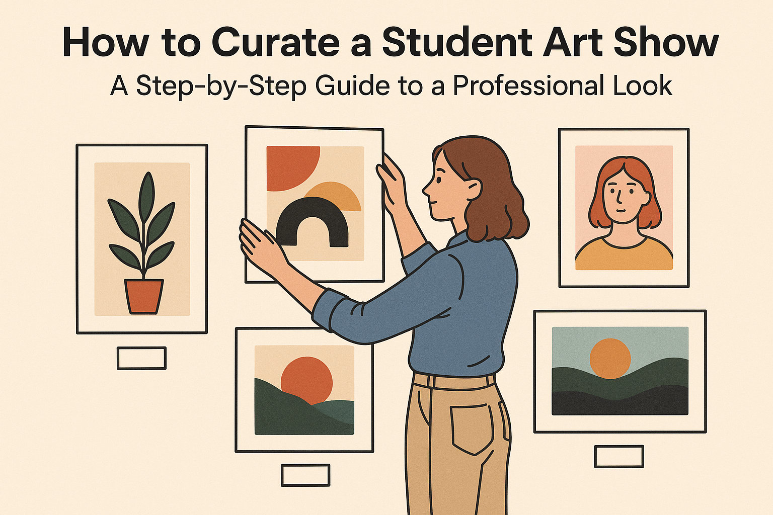 How to Curate a Student Art Show: A Step-by-Step Guide to a Professional Look