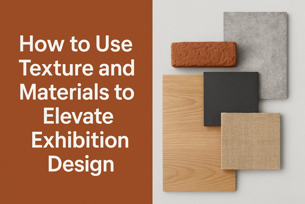How to Use Texture and Materials to Elevate Exhibition Design