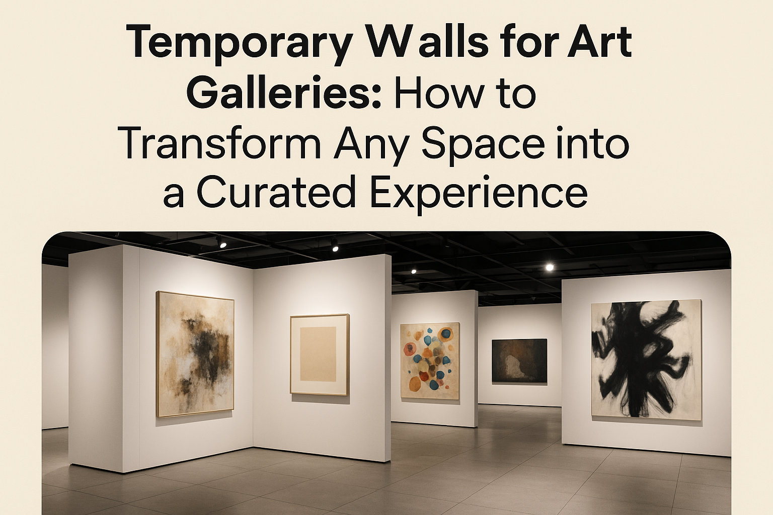 Temporary Walls for Art Galleries: How to Transform Any Space into a Curated Experience