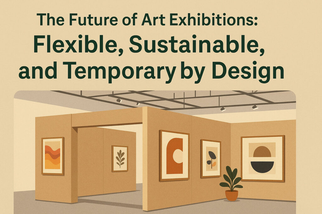The Future of Art Exhibitions: Flexible, Sustainable, and Temporary by Design