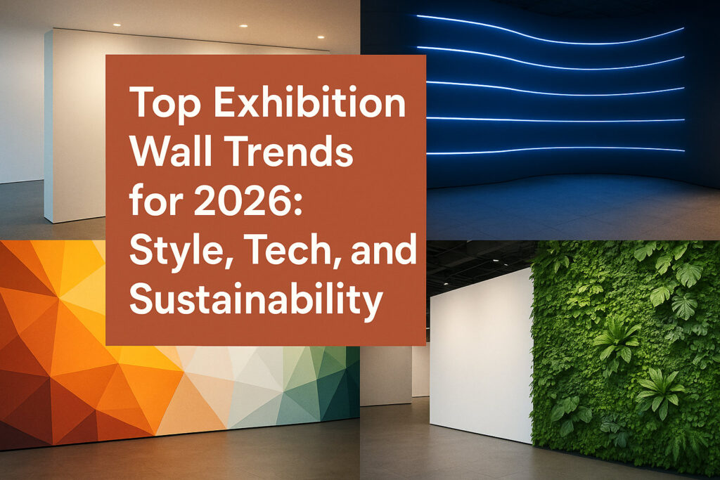 Top Exhibition Wall Trends for 2026: Style, Tech, and Sustainability