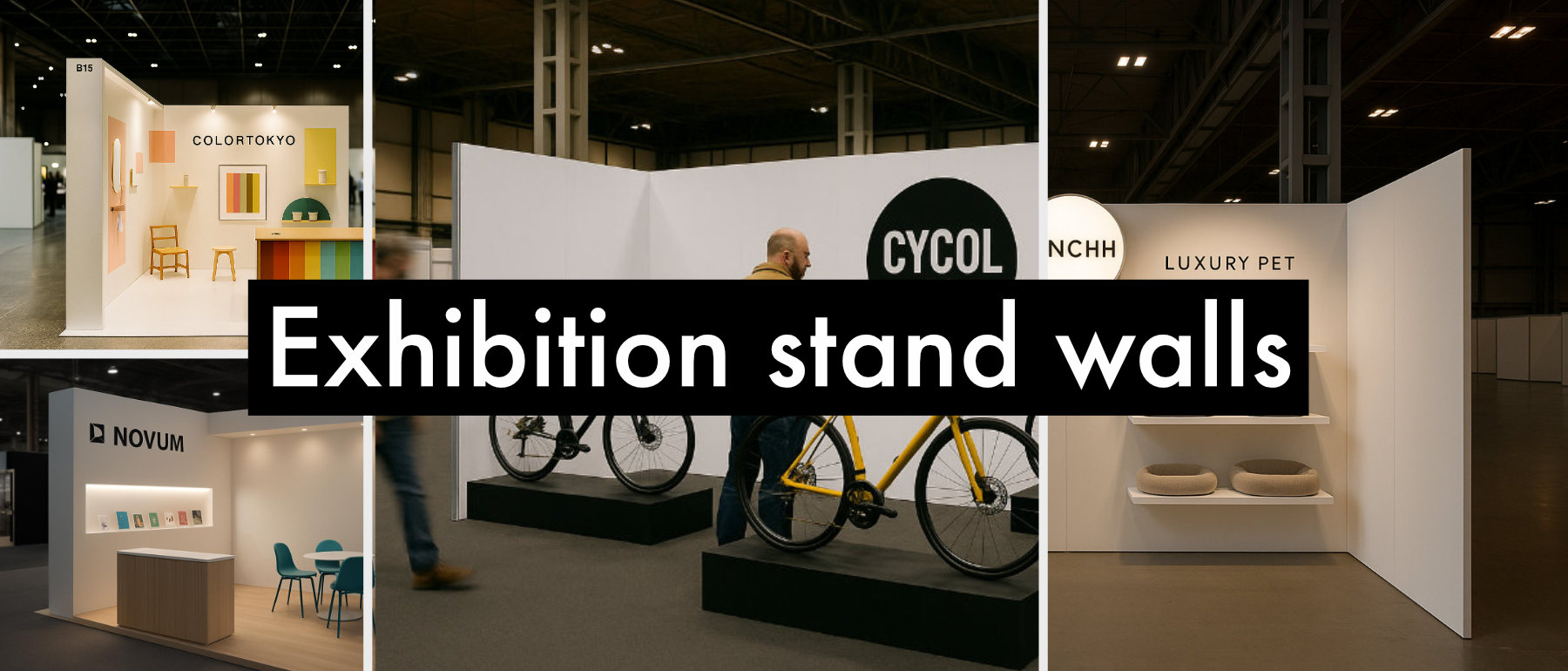 Exhibition Stand walls installed at the NEC.