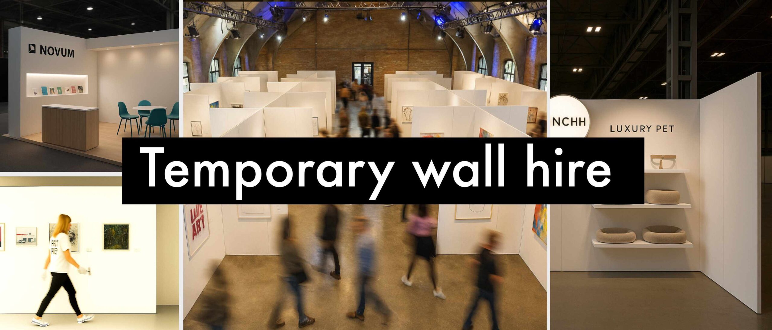 exhibition wall panel hire